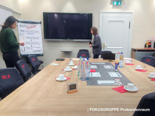 Fokusgruppe Probandenraum